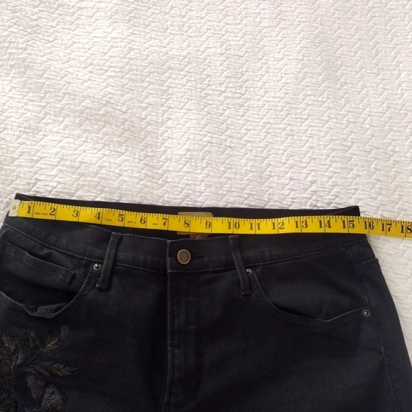 Driftwood jackie embroidered jeans black Sz 31 - Picture 9 of 11